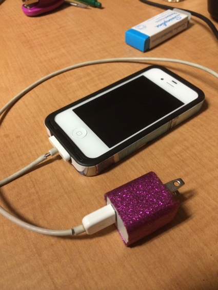 Bet you won't ever lose your charger again. Photo by author.